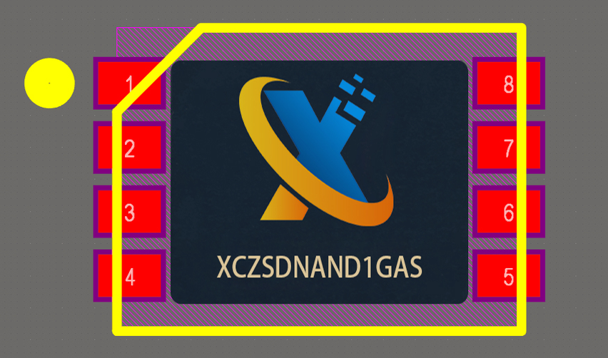 SDNAND封装库.png